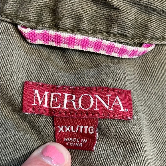 ❤️Merona Green Lightweight Shirt Jacket - Picture 2 of 3